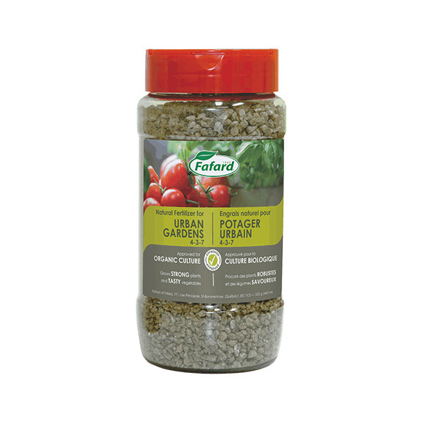 Engrais naturel Fafard pour jardins urbains (4-3-7)