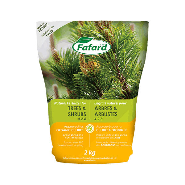 Fafard Engrais naturel pour conifères, arbres et arbustes (4-2-8)