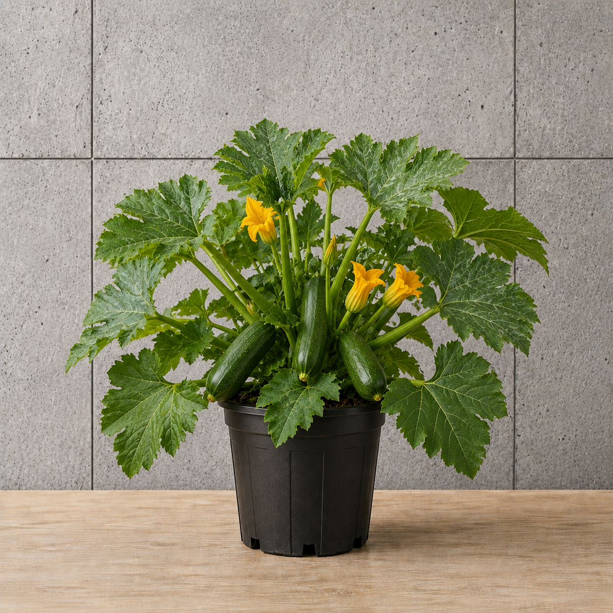 Potted Zucchini / Squash