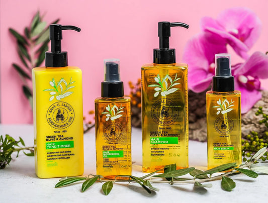 Ensemble produits cheveux - Thé Vert