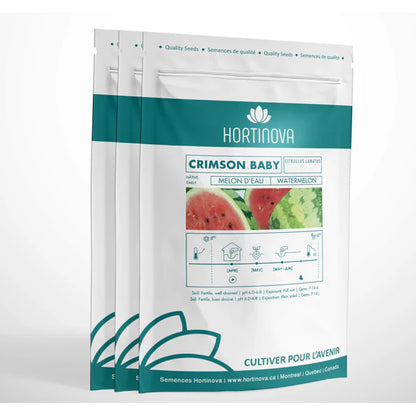 Crimson Baby - Open Pollinated Watermelon Seeds
