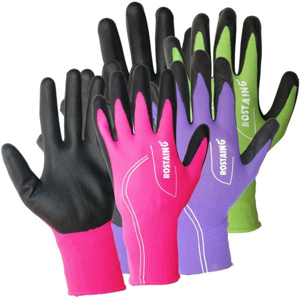 MAXFEEL - Women's gloves purple/pink/green