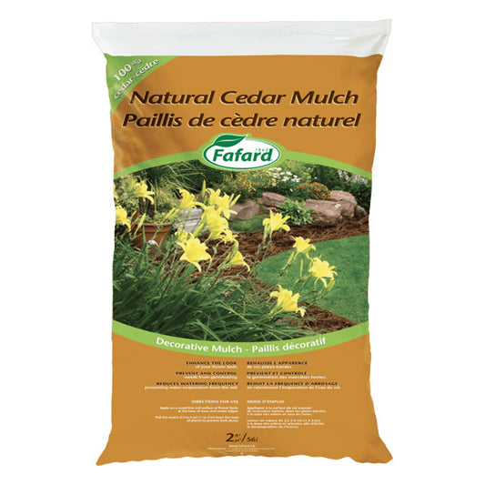 Paillis de cèdre naturel 3 pi³